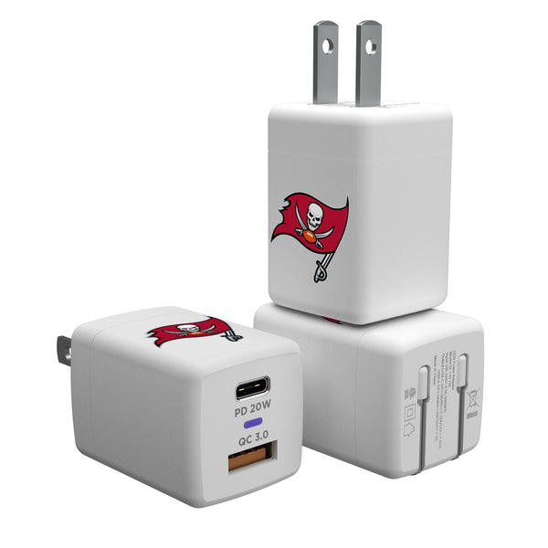 Tampa Bay Buccaneers Insignia USB A and C Charger
