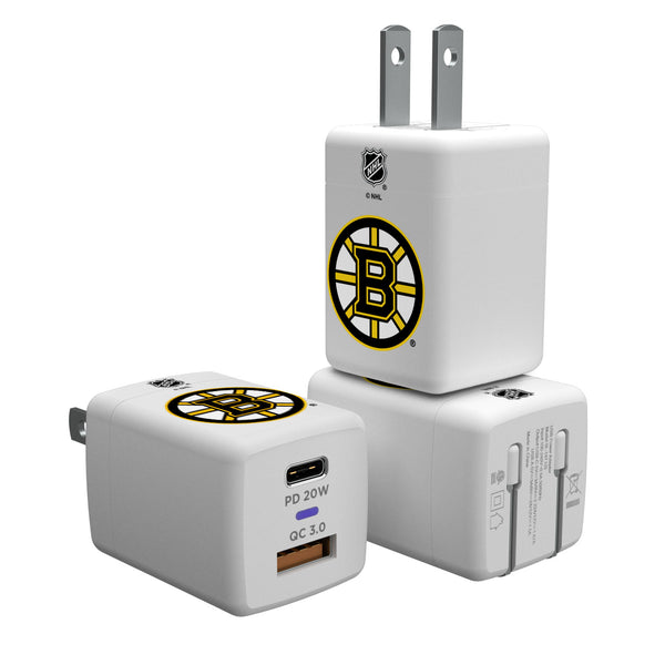Boston Bruins Insignia USB A and C Charger
