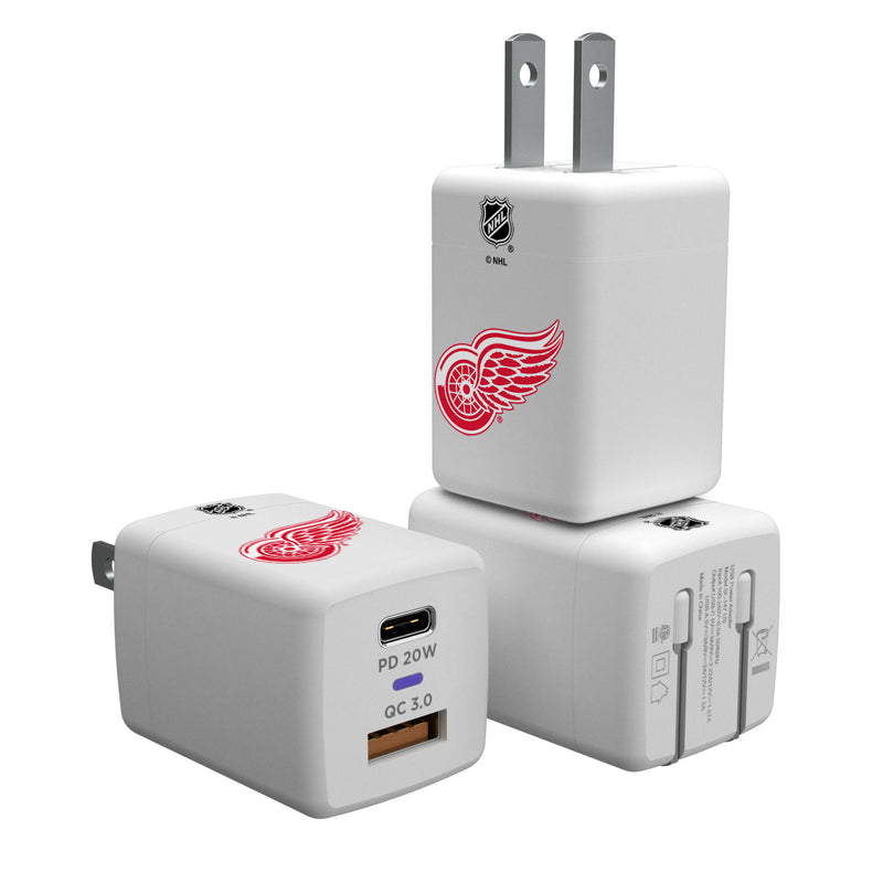 Detroit Red Wings Insignia USB-C Charger