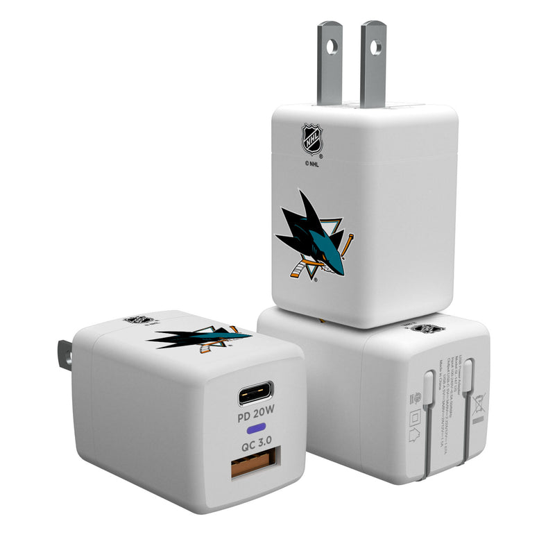 San Jose Sharks Insignia USB-C Charger