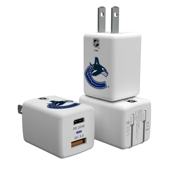 Vancouver Canucks Insignia USB A and C Charger
