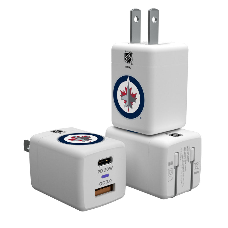 Winnipeg Jets Insignia USB A and C Charger