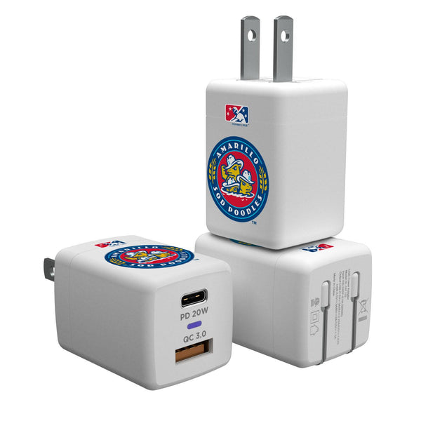 Amarillo Sod Poodles Insignia USB A/C Charger