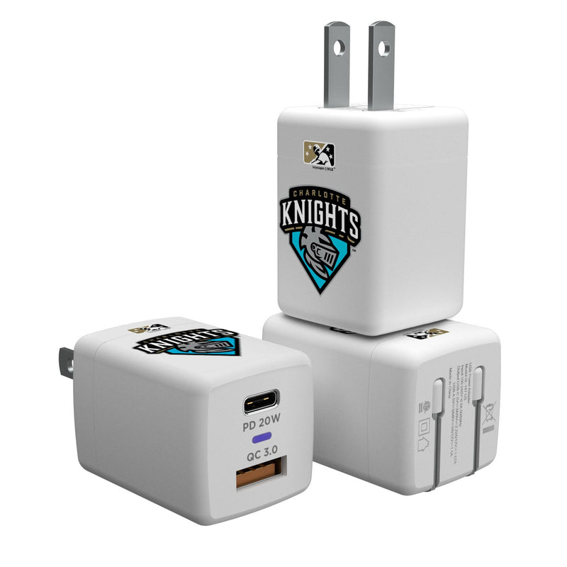 Charlotte Knights Insignia USB-C Charger