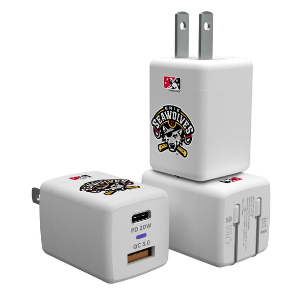 Erie SeaWolves Insignia USB A and C Charger