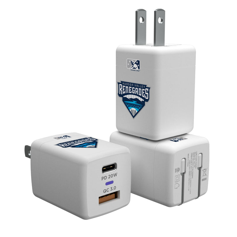 Hudson Valley Renegades Insignia USB A and C Charger