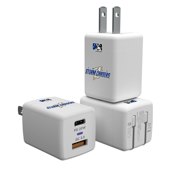 Omaha Storm Chasers Insignia USB A/C Charger