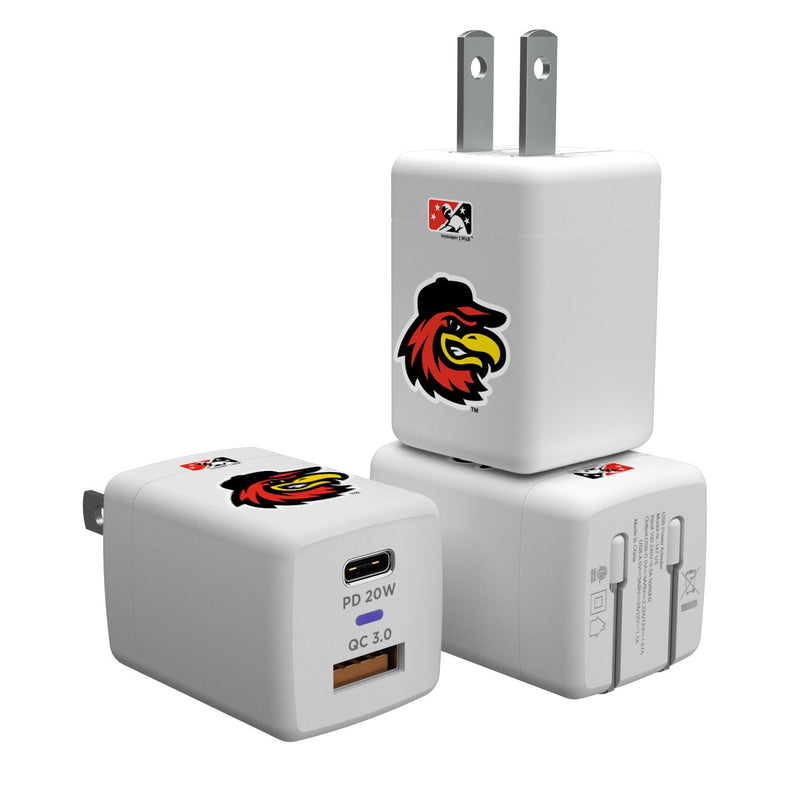 Rochester Red Wings Insignia USB-C Charger