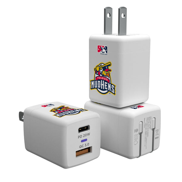 Toledo Mud Hens Insignia USB A/C Charger
