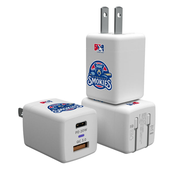 Tennessee Smokies Insignia USB A and C Charger