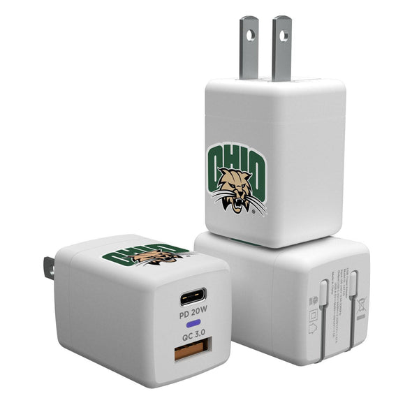 Ohio University Bobcats Insignia USB A/C Charger