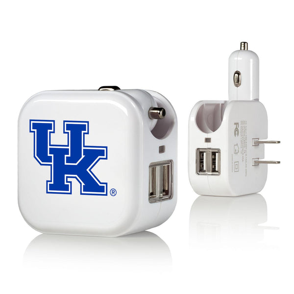 Kentucky Wildcats Insignia 2 in 1 USB Charger