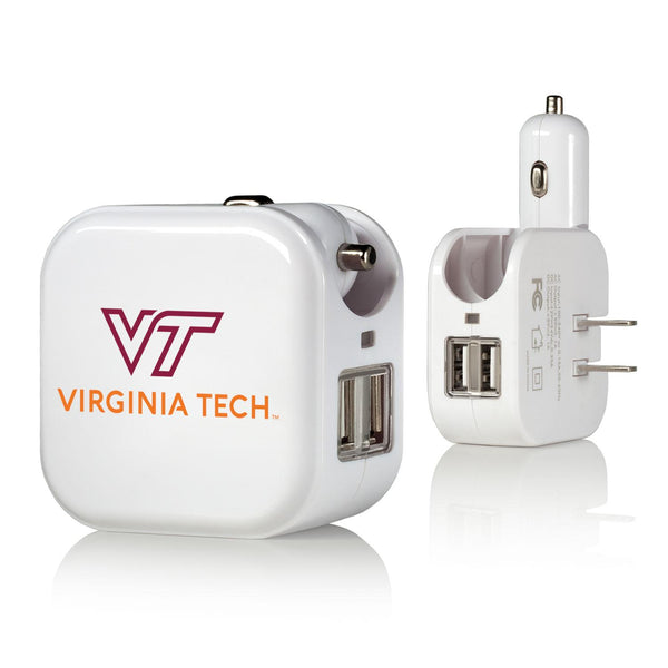 Virginia Tech Hokies Insignia 2 in 1 USB Charger