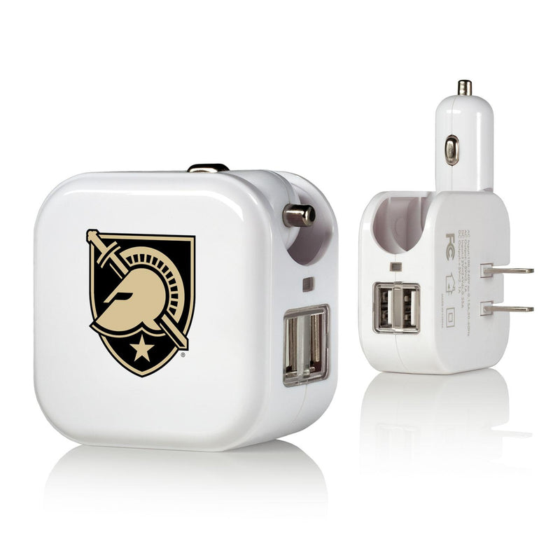 Army Academy Black Knights Insignia 2 in 1 USB Charger
