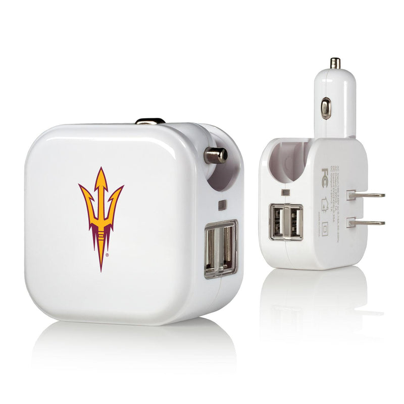 Arizona State Sun Devils Insignia 2 in 1 USB Charger