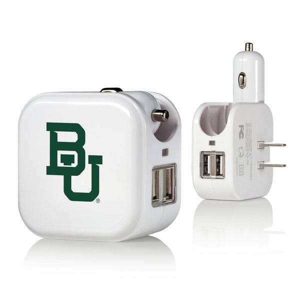 Baylor Bears Insignia 2 in 1 USB Charger