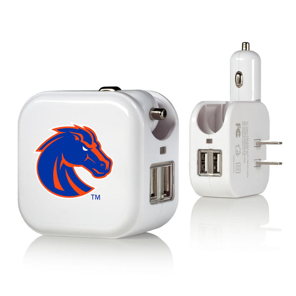 Boise State Broncos Insignia 2 in 1 USB Charger