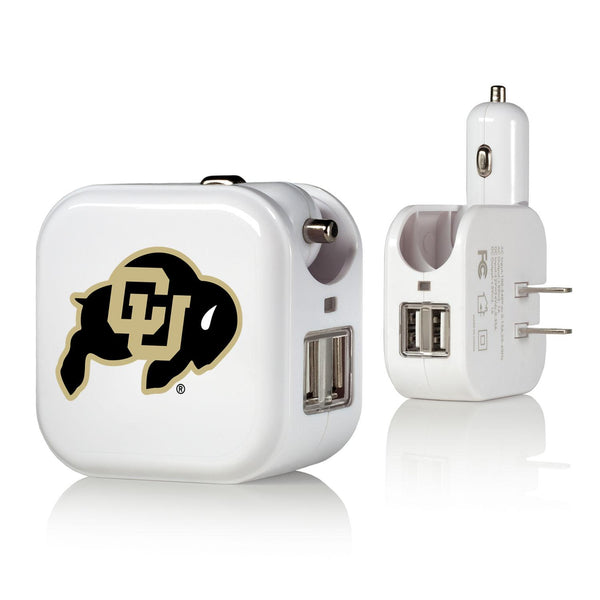 Colorado Buffaloes Insignia 2 in 1 USB Charger