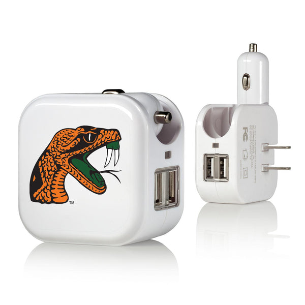 Florida A&M Rattlers Insignia 2 in 1 USB Charger