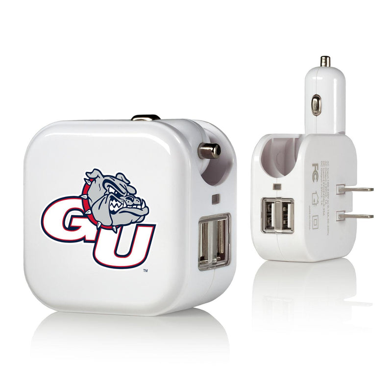 Gonzaga Bulldogs Insignia 2 in 1 USB Charger