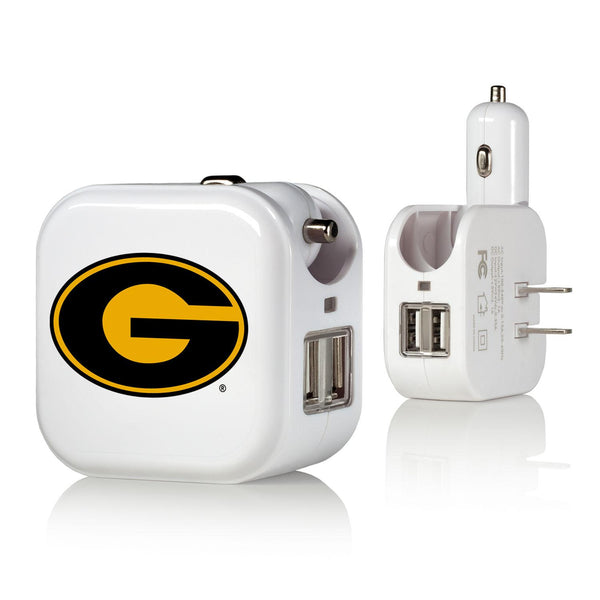 Grambling State  Tigers Insignia 2 in 1 USB Charger