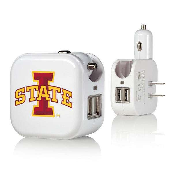 Iowa State Cyclones Insignia 2 in 1 USB Charger