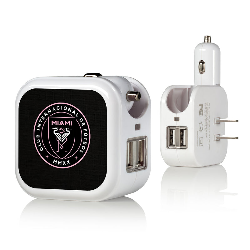 Inter Miami FC  Solid 2 in 1 USB Charger