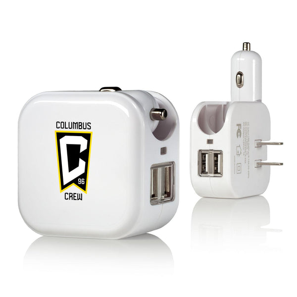 Columbus Crew Insignia 2 in 1 USB Charger