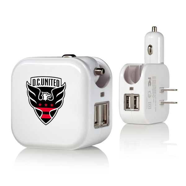 DC United  Insignia 2 in 1 USB Charger