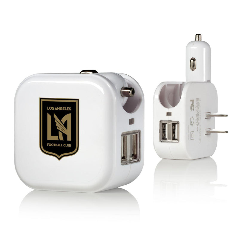 Los Angeles Football Club   Insignia 2 in 1 USB Charger