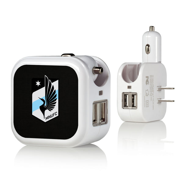 Minnesota United FC   Solid 2 in 1 USB Charger