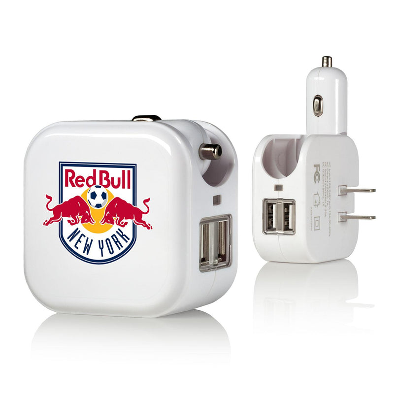 New York Red Bulls  Insignia 2 in 1 USB Charger