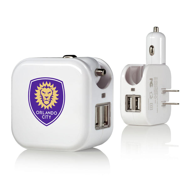 Orlando City Soccer Club  Insignia 2 in 1 USB Charger