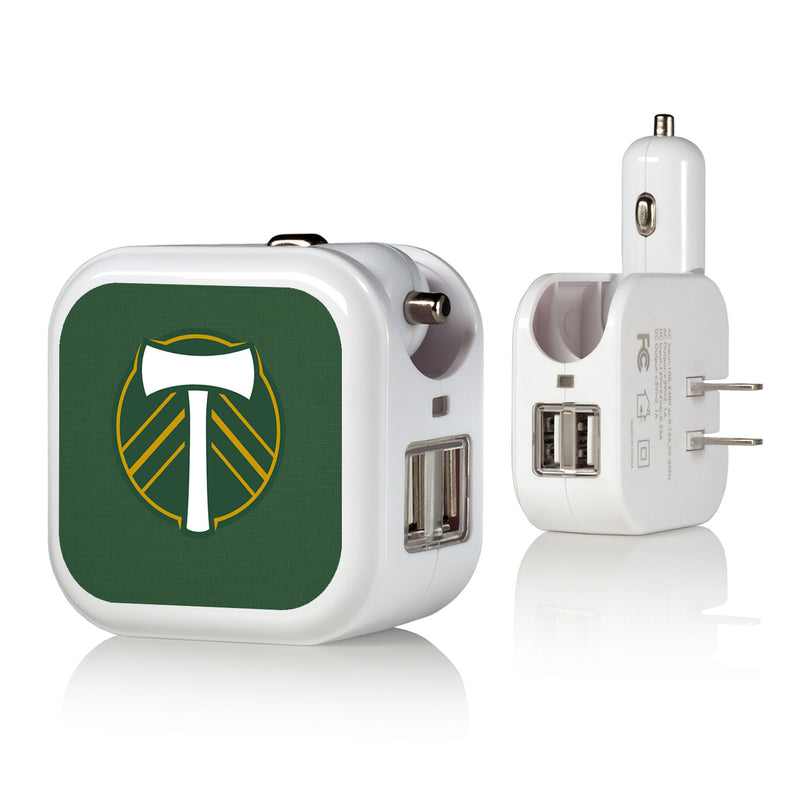 Portland Timbers   Solid 2 in 1 USB Charger