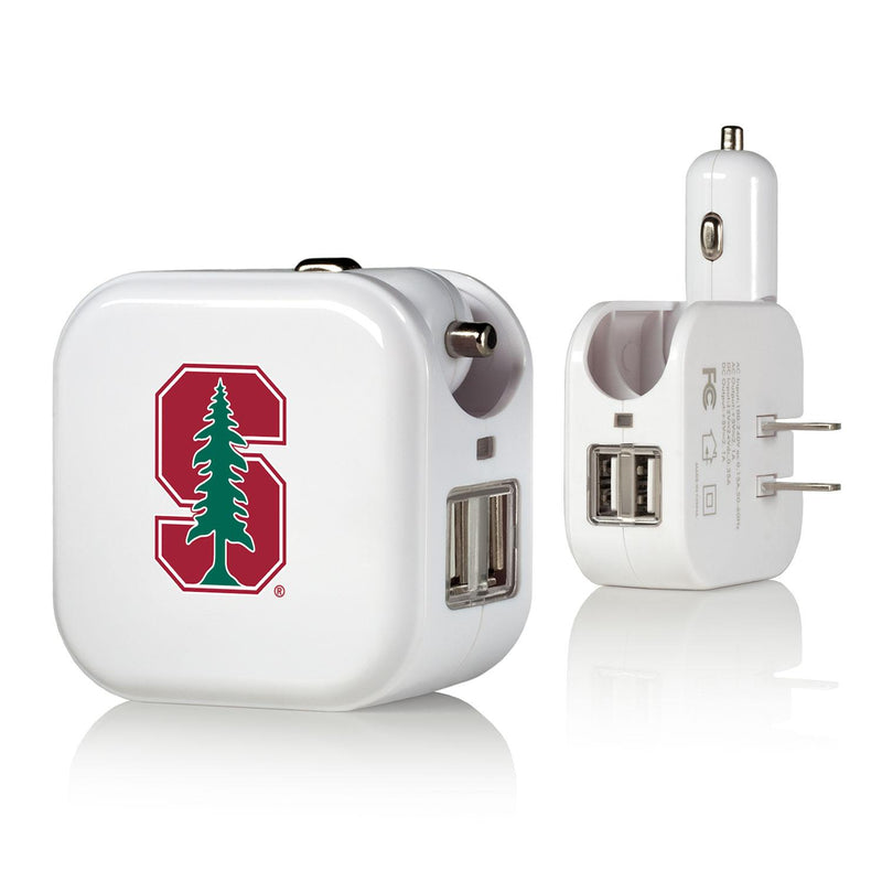 Stanford Cardinal Insignia 2 in 1 USB Charger