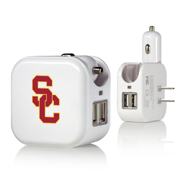 Southern California Trojans Insignia 2 in 1 USB Charger