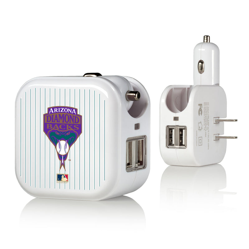 Arizona 1999-2006 - Cooperstown Collection Pinstripe 2 in 1 USB Charger