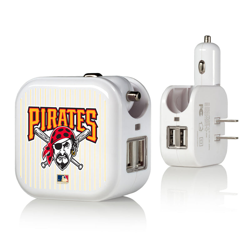Pittsburgh Pirates 1997-2013 - Cooperstown Collection Pinstripe 2 in 1 USB Charger