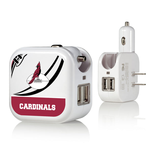Chicago Cardinals 1947-1959 Historic Collection Passtime 2 in 1 USB Charger