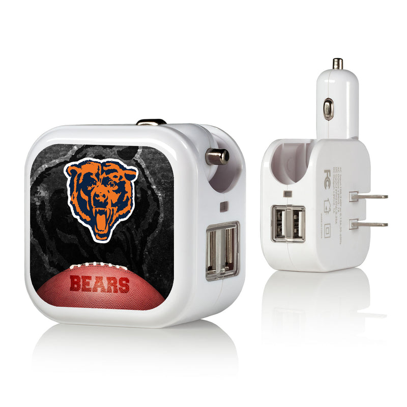 Chicago Bears 1946 Historic Collection Legendary 2 in 1 USB Charger
