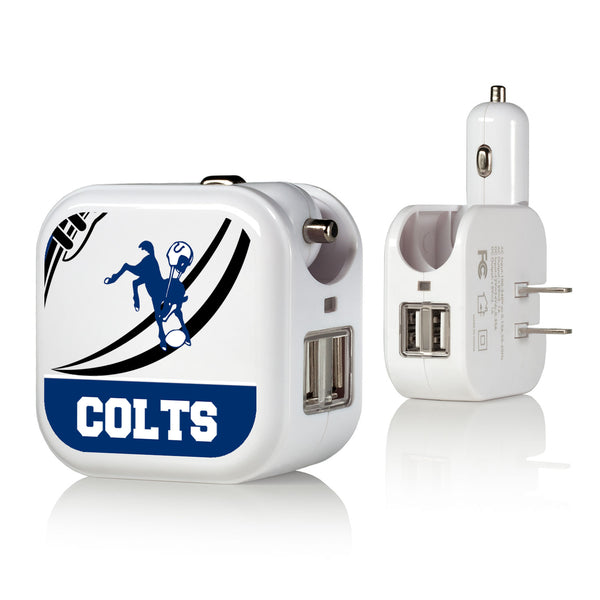 Baltimore Colts 1946 Historic Collection Passtime 2 in 1 USB Charger
