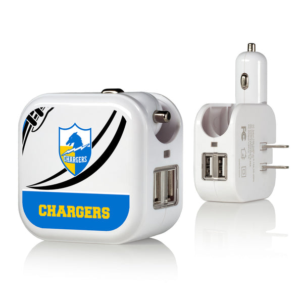 San Diego Chargers Passtime 2 in 1 USB Charger