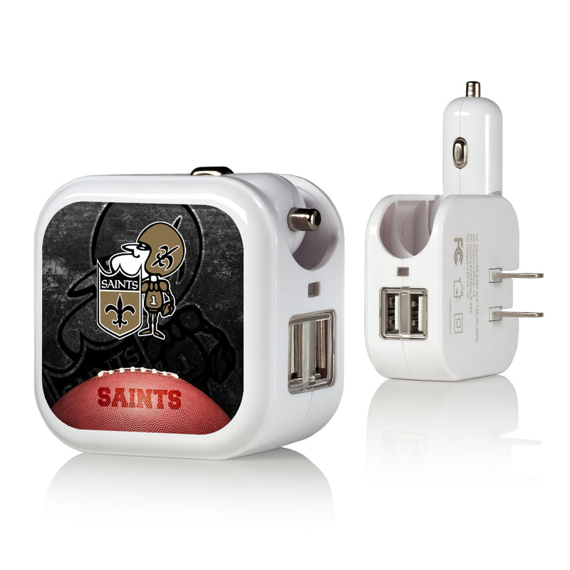 New Orleans Saints Legendary 2 in 1 USB Charger