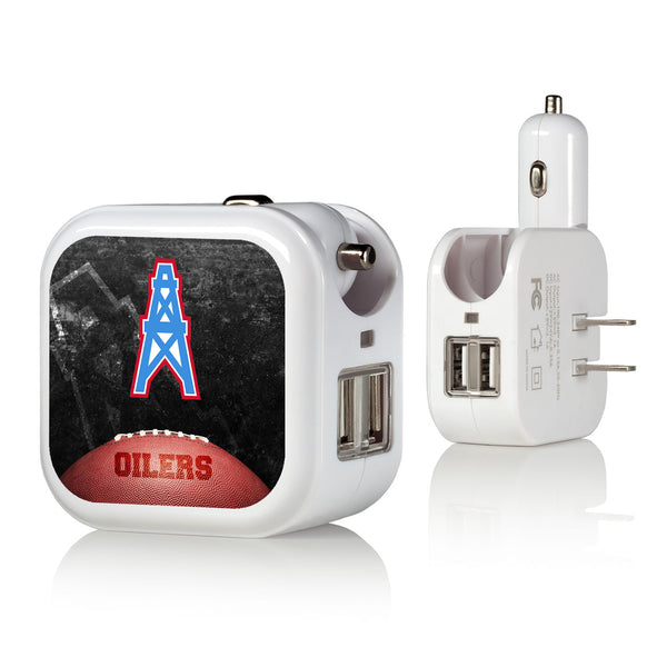 Houston Oilers Legendary 2 in 1 USB Charger