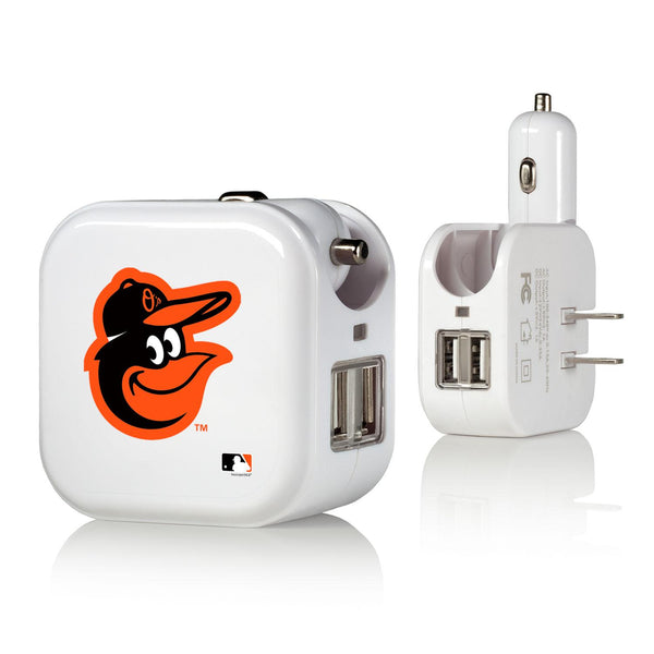 Baltimore Orioles Insignia 2 in 1 USB Charger