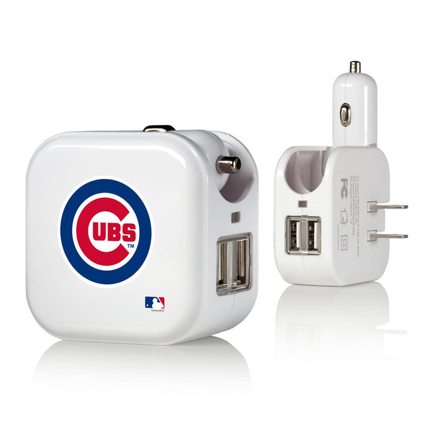 Chicago Cubs Insignia 2 in 1 USB Charger