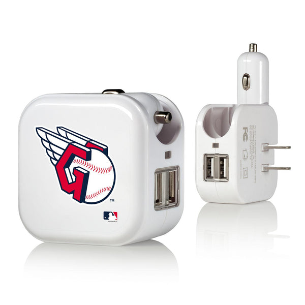 Cleveland Guardians Insignia 2 in 1 USB Charger