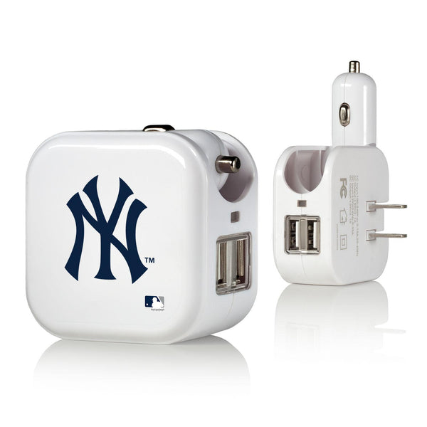 New York Yankees Insignia 2 in 1 USB Charger