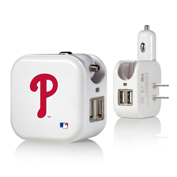 Philadelphia Phillies Insignia 2 in 1 USB Charger