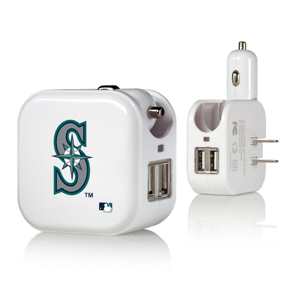 Seattle Mariners Insignia 2 in 1 USB Charger
